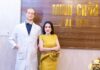 Ca sĩ Hoàng Châu, Lâm Hùng, Hoa hậu Tuyết Phương tham dự lễ khai trương thẩm mỹ công nghệ cao Minh Châu Sài Gòn