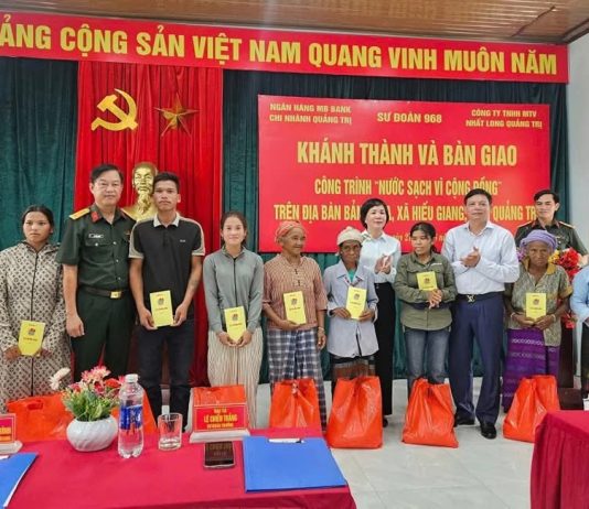 MB Quảng Trị bàn giao công trình “Nước sạch vì cộng đồng” tại Bản Chùa