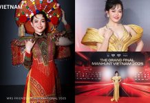 Về nước sau khi đạt danh hiệu Á hậu quốc tế, Ánh Quyên xuất hiện nổi bật tại chung kết Manhunt Vietnam 2025